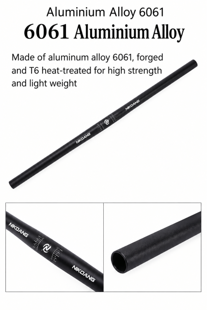 OEM NIKOANG Bicycle Handlebar Riding Equipment Rapid Handlebar 25.4mm Aluminum Alloy Folding Bike Handlebar