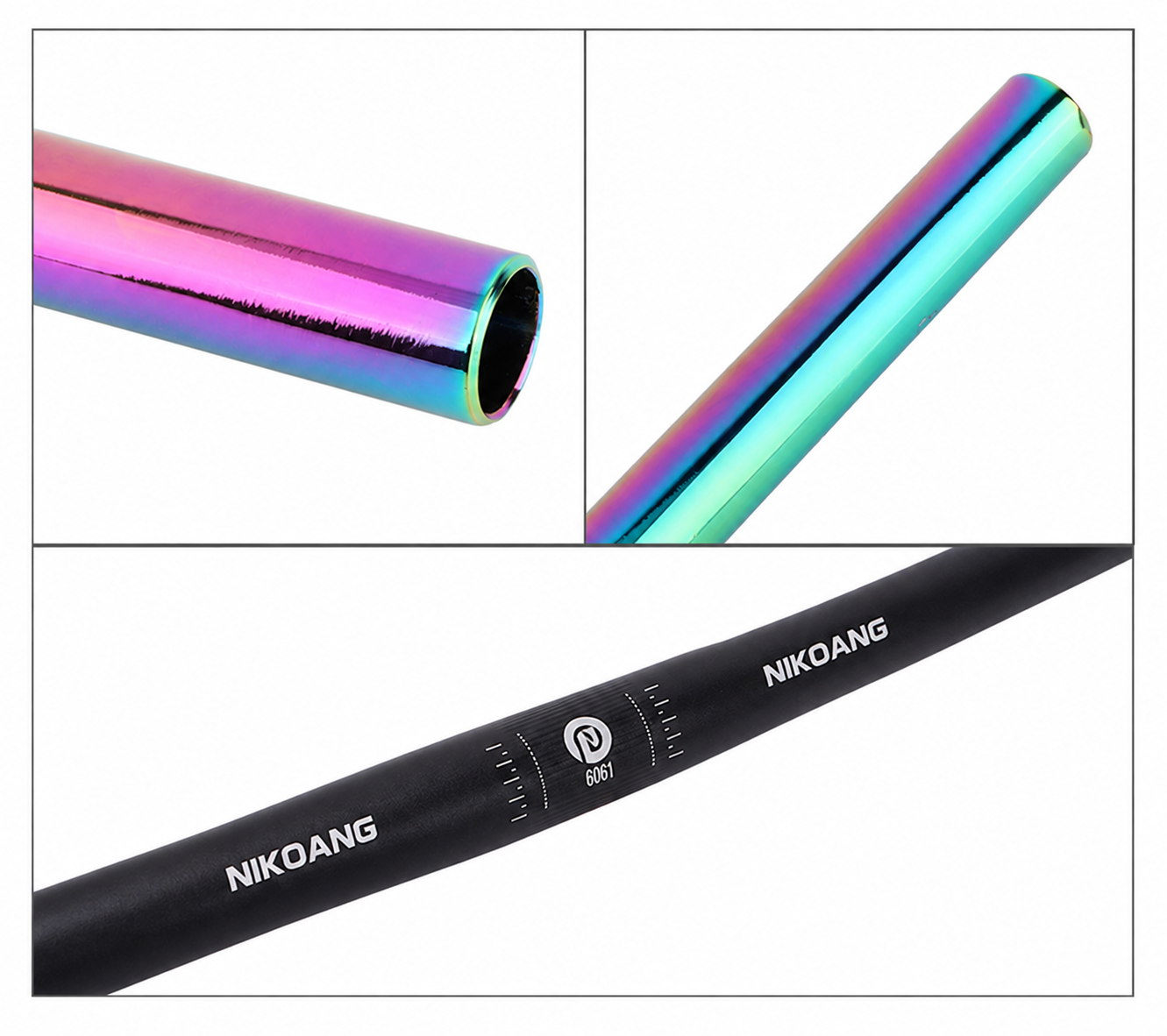 OEM NIKOANG Bicycle Handlebar Riding Equipment Rapid Handlebar 25.4mm Aluminum Alloy Folding Bike Handlebar