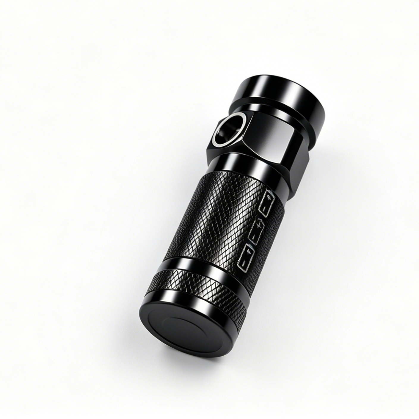 Hard Anodized Aluminum Alloy Tactical Flashlight Protective Housing Casing