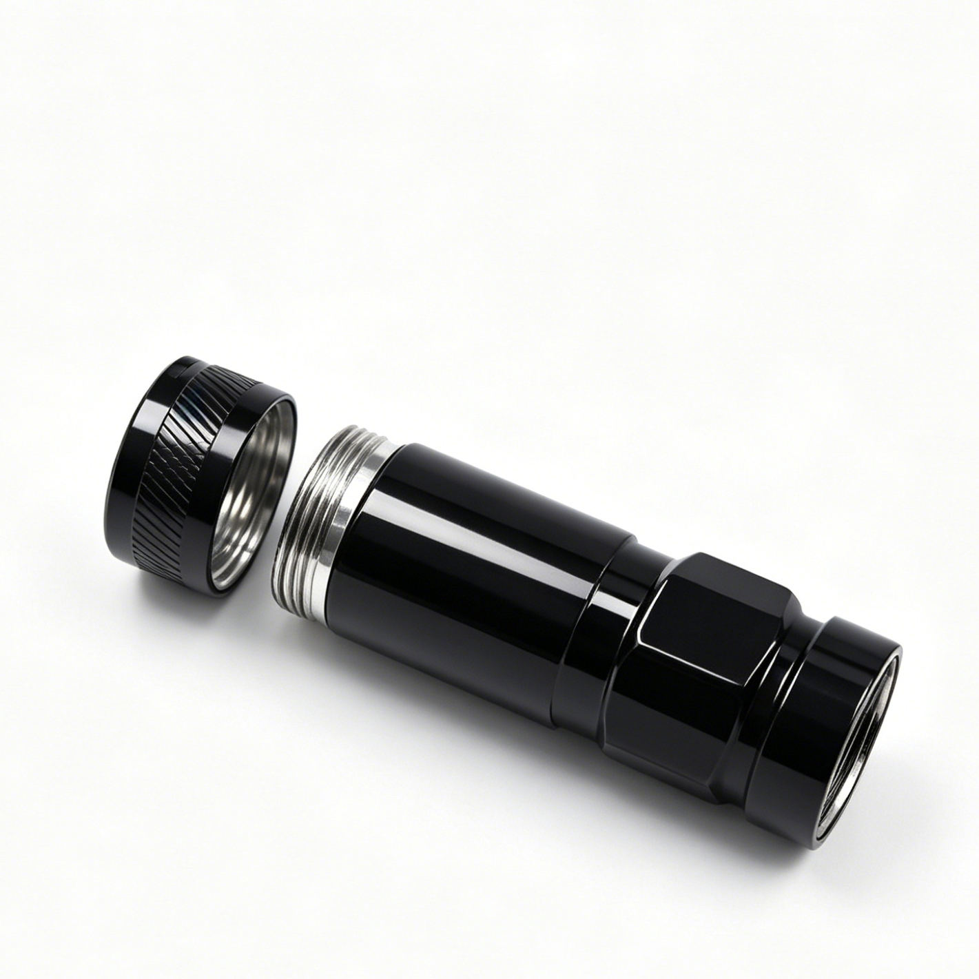 Hard Anodized Aluminum Alloy Tactical Flashlight Protective Housing Casing