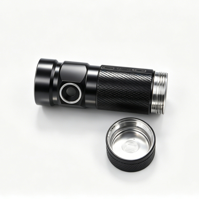 Hard Anodized Aluminum Alloy Tactical Flashlight Protective Housing Casing