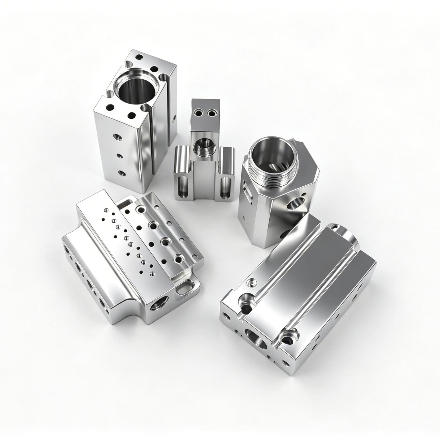 Tight-Tolerance Smooth Finish 5 Axis CNC Custom Machining Components