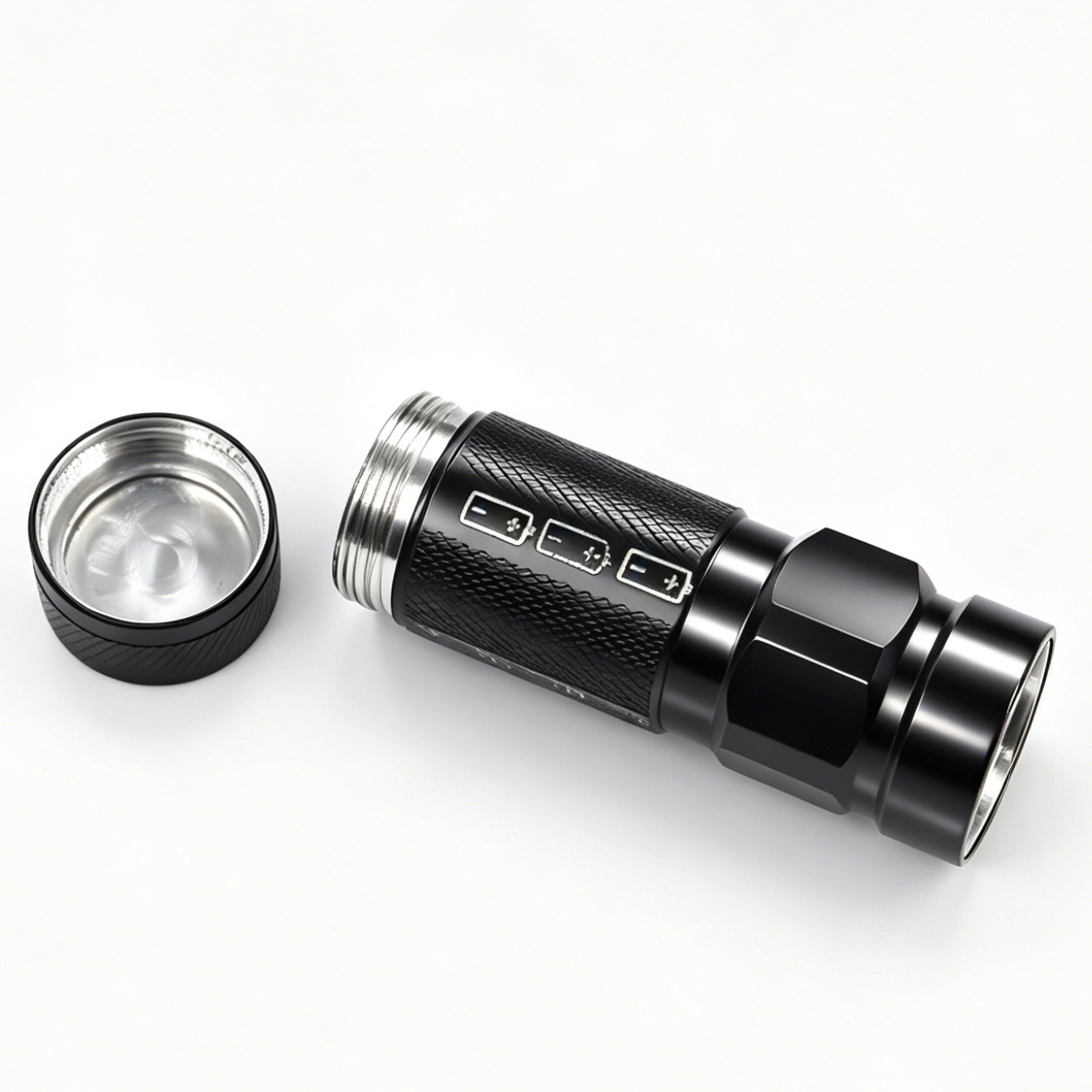 Hard Anodized Aluminum Alloy Tactical Flashlight Protective Housing Casing