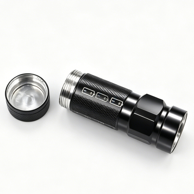 Hard Anodized Aluminum Alloy Tactical Flashlight Protective Housing Casing