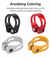 Customized OEM NIKOANG 31.8mm Aluminum Ultralight Quick Release Road Bike MTB Mountain Bicycle Seat Post Seatpost Clamp