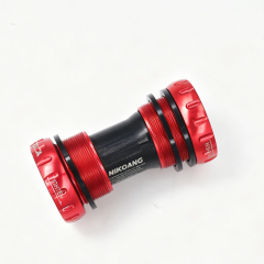 NIKOANG MTB Road Bike Bearing Bottom Bracket Screw Type 68/73 mm Bicycle Axis Aluminum Alloy Waterproof Crank Bottom Bracket