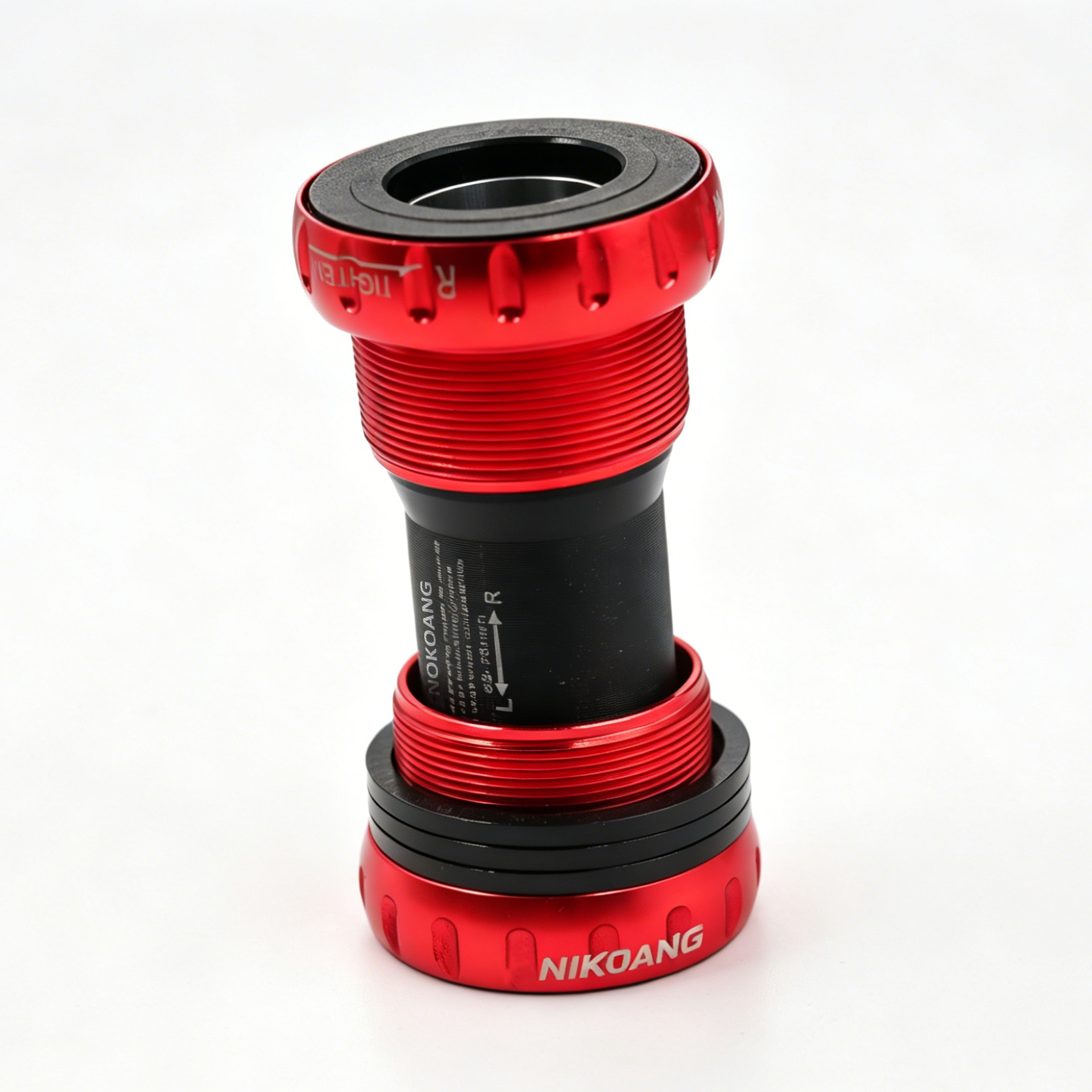 NIKOANG MTB Road Bike Bearing Bottom Bracket Screw Type 68/73 mm Bicycle Axis Aluminum Alloy Waterproof Crank Bottom Bracket