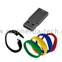 Silicone bracelet USB 2.0 Flash Pen Drive Memory Stick