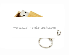 Wooden USB 2.0 3.0 Flash Drive with keyring Carved Custom Logo Photography Gift