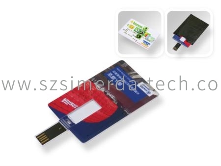 Credit Card USB Flash Drive 4G 8G 16G 32G USB Stick promotion Disk