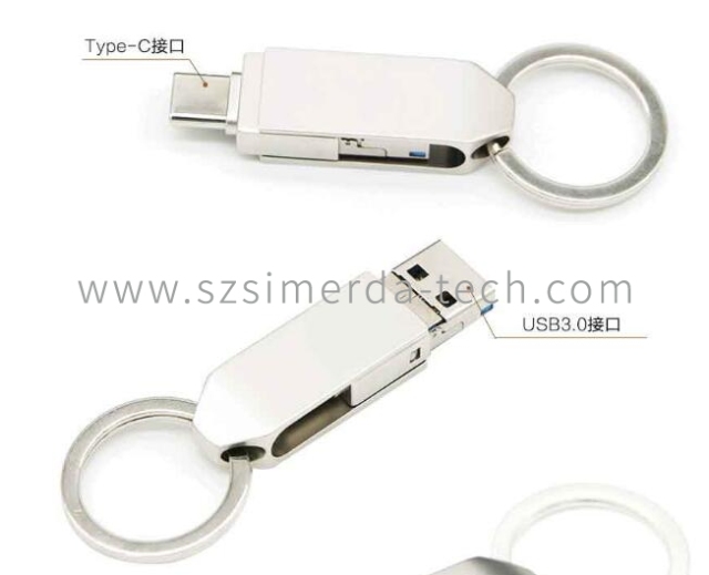 Twist metal USB flash drive 3.0 TYPE-C 4gb 8gb 16 gb 32g 64gb