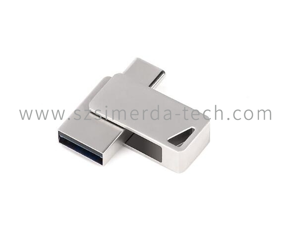 Twist metal USB flash drive 3.0 TYPE-C 4gb 8gb 16 gb 32g 64gb USB disk