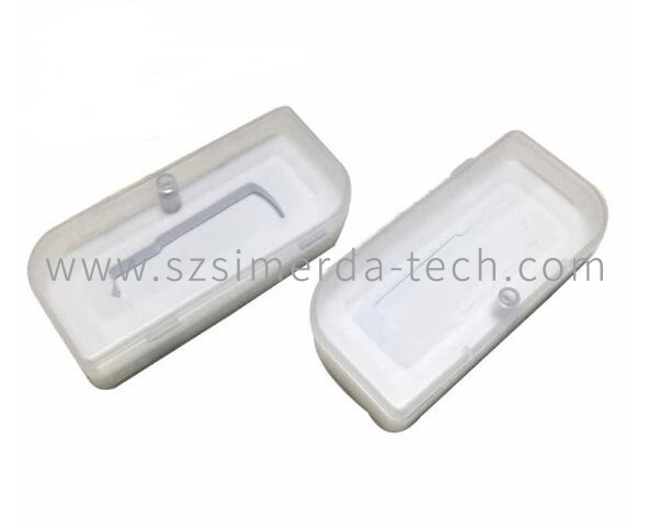 Mini pp plastic usb stick storage box, usb flash drive case
