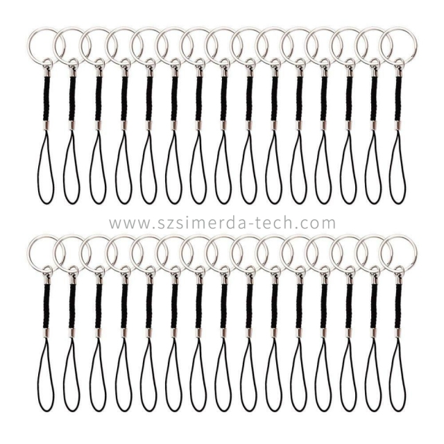 Key Chain Rings with Lanyards Rope for USB Flash Drive,