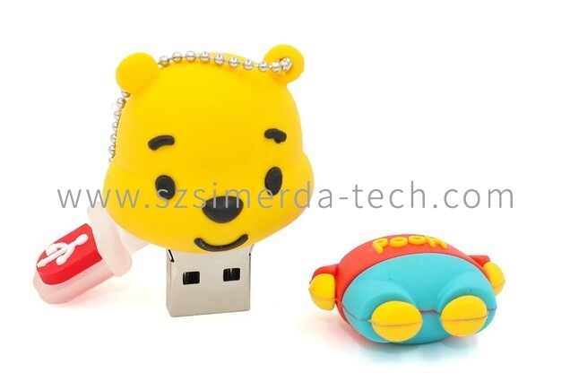 CARTOON PVC/RUBBER USB STICKS 4gb,8gb,16gb,32gb,64gb