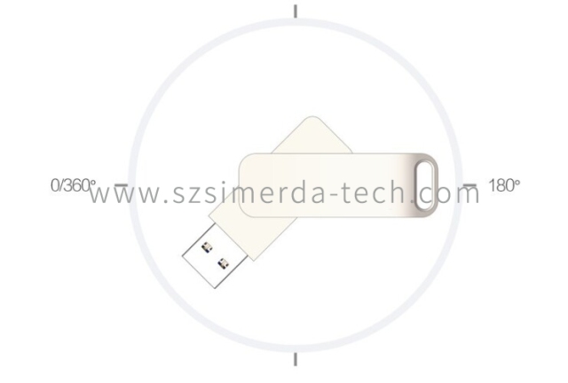 Swivel metal USB flash drives USB3.0