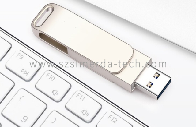 Swivel metal USB flash drives USB3.0
