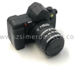 Rubber Camera Flash Drives USB Memory Storage Stick