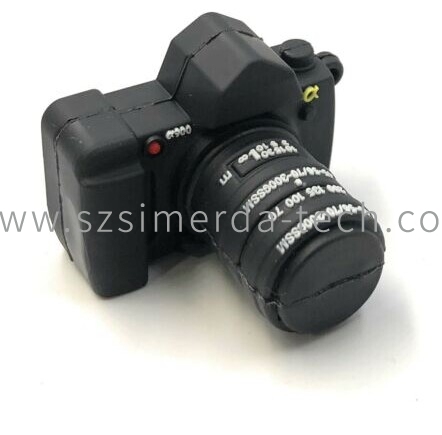 Rubber Camera Flash Drives USB Memory Storage Stick