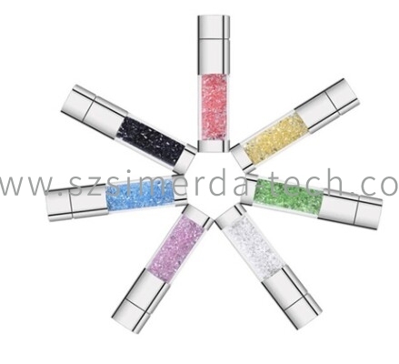 Crystal USB Flash Drive 8GB 16GB 32GB Diamond Pen Drive 64GB Gift USB Stick