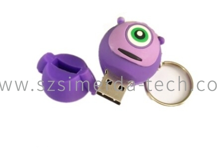 Multiple 3D shape PVC/RUBBER USB sticks