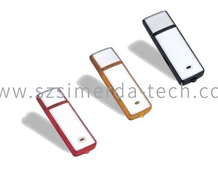 Aluminum fancy USB flash drives with LED light