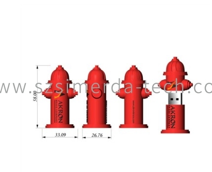 Customized PVC/rubber USB drvies with your logo for promotion