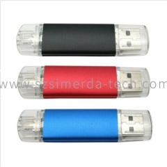 Flash Drive OTG Dual Port Memory Stick Pen Drives USB 2.0 For Android Phone