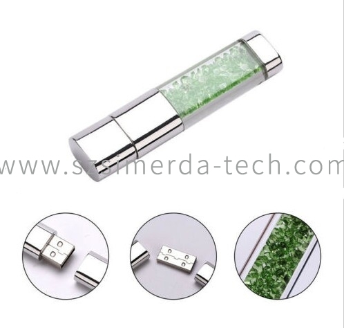 Crystal USB Flash Drive 8GB 16GB 32GB Diamond Pen Drive 64GB Gift USB Stick