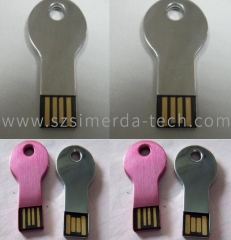 Custom Logo Key Pen Drive flash USB Memory Metal U disco