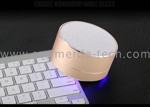 Metal handfree bluetooth speaker