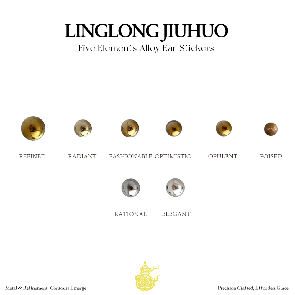 Warm & Nourishing Five Elements Wellness Ear Studs, Pearl Version