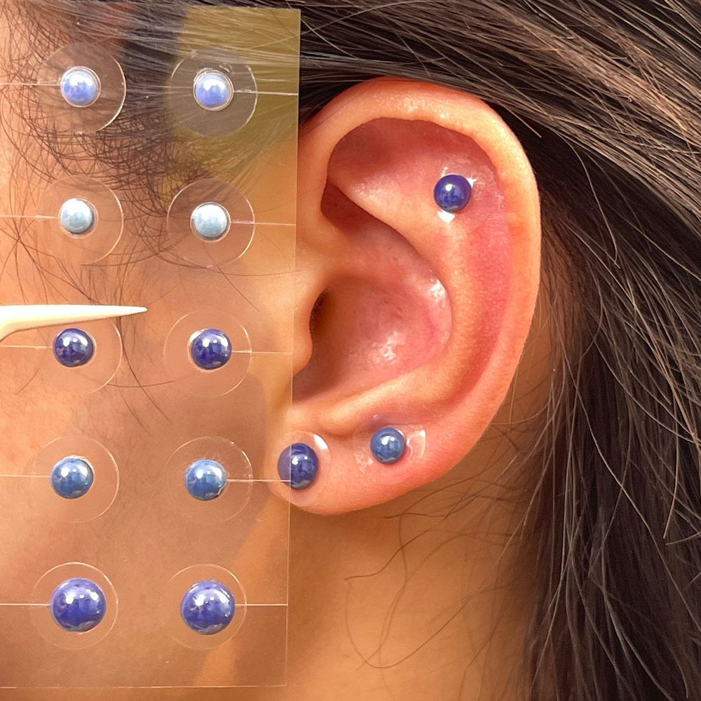 Warm & Nourishing Five Elements Wellness Ear Studs, Pearl Version