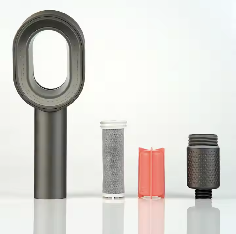 Handheld Filter Shower Head Set With Carbon Fiber Filter Removable Bathroom Shower Filter Purifier