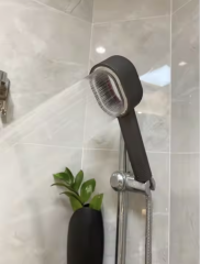 Handheld Filter Shower Head Set With Carbon Fiber Filter Removable Bathroom Shower Filter Purifier