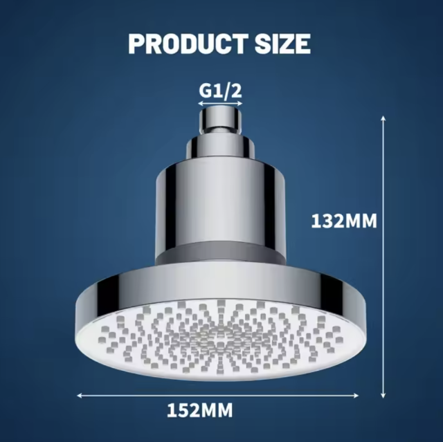 Modern Stainless Steel Household Shower Head