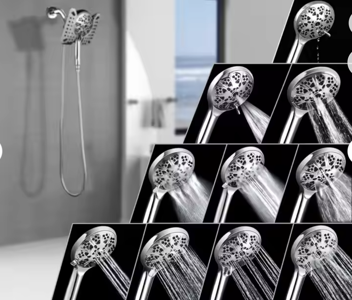 High Pressure Handheld Shower Faucet With 2 in 1 Multifunctional Rain Shower Decoration Combination Kit