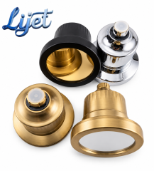 Compact Filtered Shower Head with Custom Finish Options