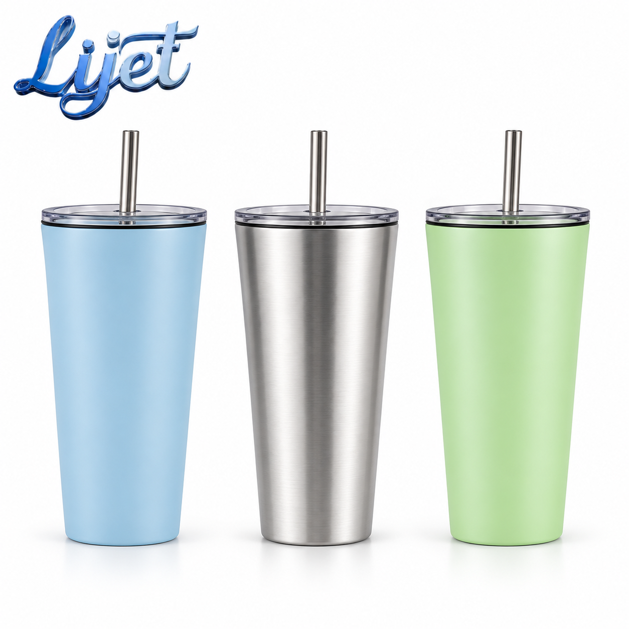 500 ml Stainless Steel Filtered Straw Cup