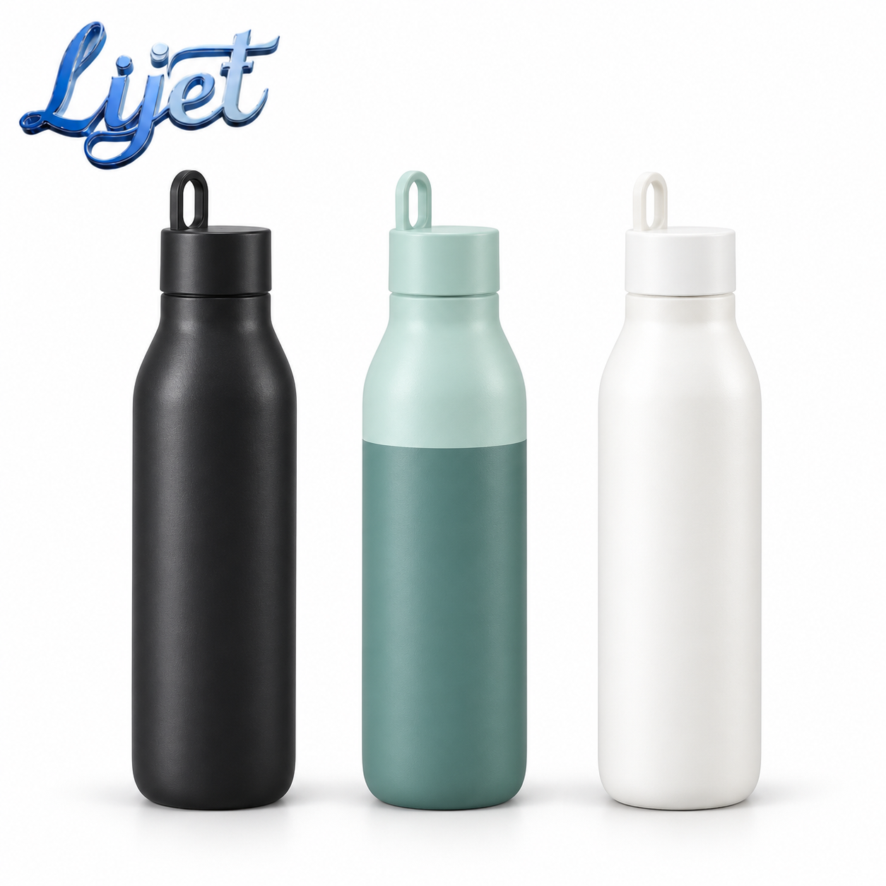 Stainless Steel Filtered Sports Bottle with Loop Lid