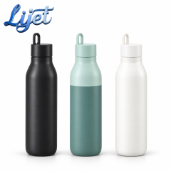 Stainless Steel Filtered Sports Bottle with Loop Lid