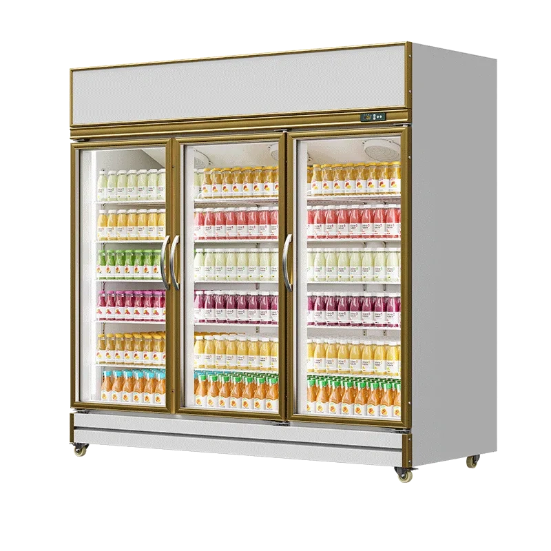 HR1860XK Top-Mounted Display Refrigerator(Golden Frame Exterior)