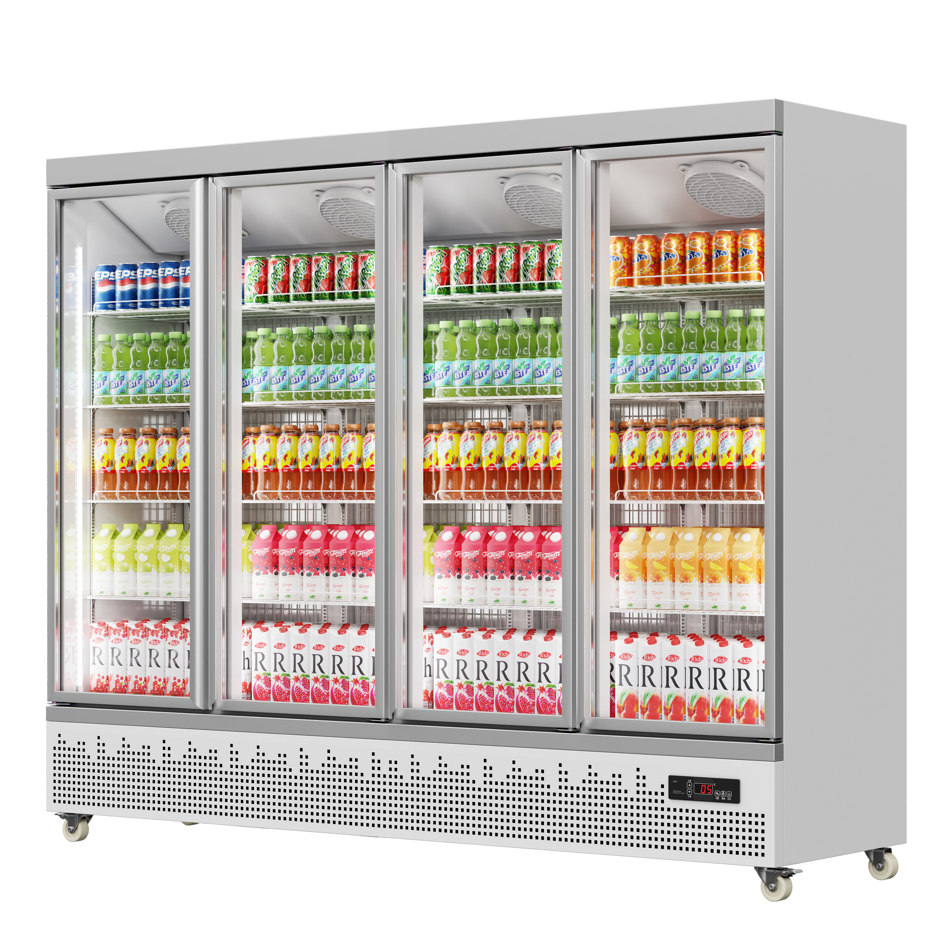 HR2460XZ Under-Mounted Beverage Display Refrigerator