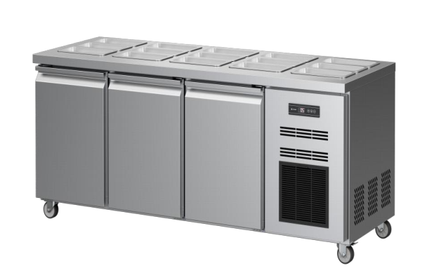 PA OPEN TOP TABLE SALAD COUNTER