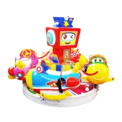 Shopping Center Amusement Park Rotate Airplane Game Machine Coin Operated Kiddie Rides for Sale