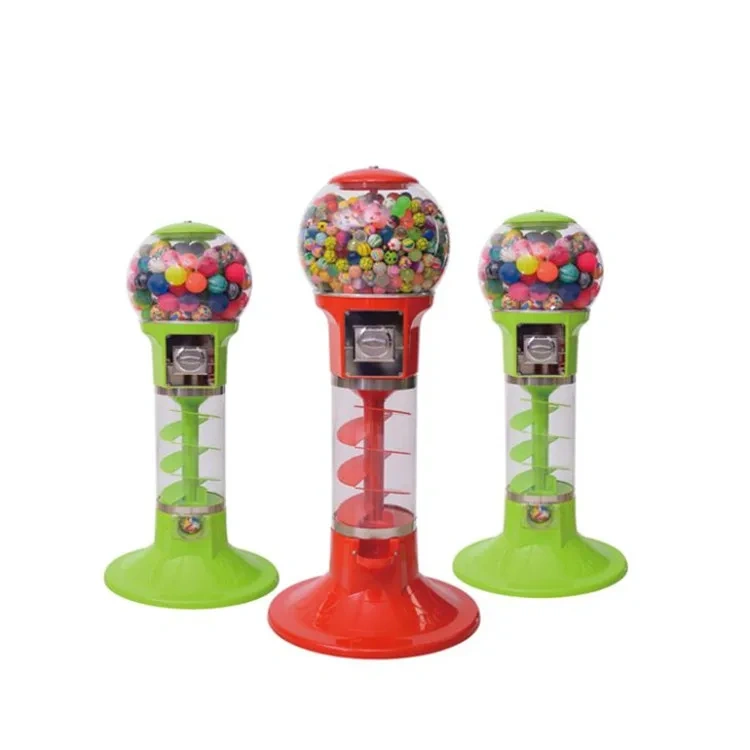 Threeplus Cheap Kids Capsule Gumball Toy Machine Shopping Mall Bouncing Ball Vending Game Machine