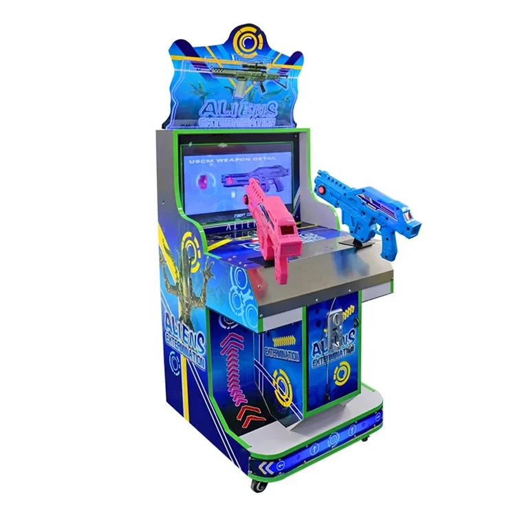Threeplus Coin Operated Shooting Gun Video Games Simulated Arcade Game Machine for Sale