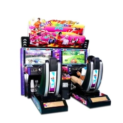 Threeplus Guangzhou Factory Driving Car Simulator Video Classical Outrun Games with Play Seat for 2 Players
