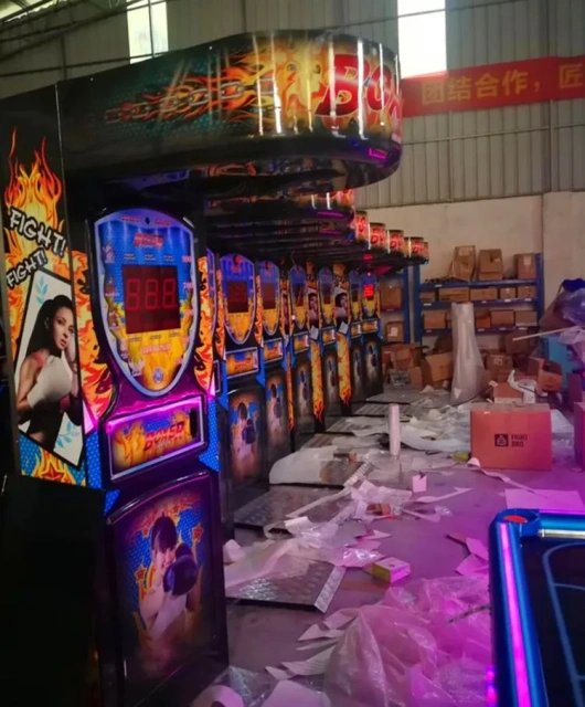 Threeplus Coin Operated Arcade Boxing Punch Game Machine Ultimate Boxing Game Machine