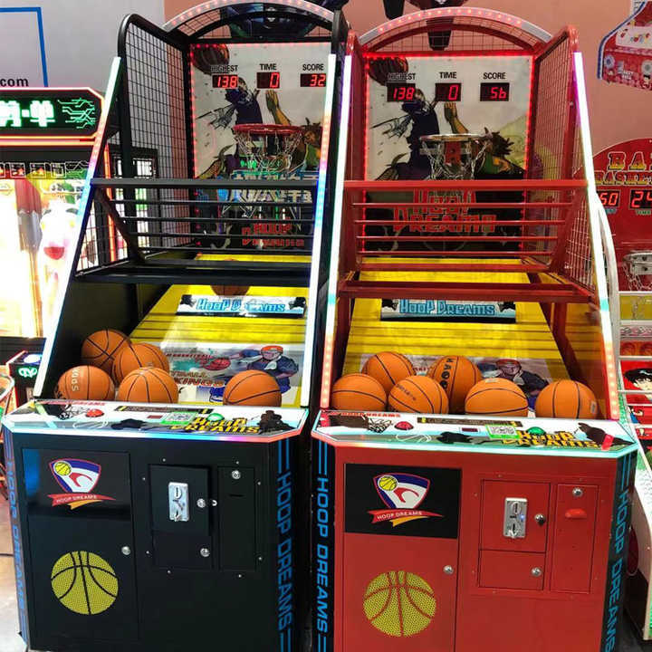 Coin Operated Game Arcade Foldable Street Basketball Shooting Arcade Game Machine